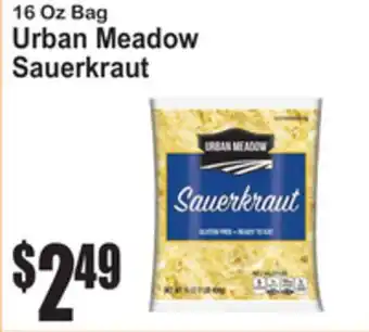 SuperFresh 16 Oz Bag Urban Meadow Sauerkraut offer