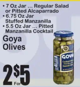 SuperFresh Goya Olives offer