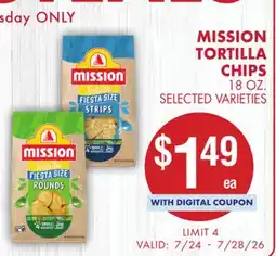 Smart & Final MISSION TORTILLA CHIPS offer