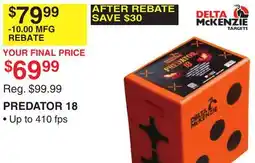 Dunham's Sports PREDATOR 18 offer