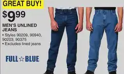Dunham's Sports MEN'S UNLINED JEANS offer
