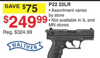 Dunham's Sports WALTHER P22 22LR offer