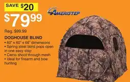 Dunham's Sports AMERISTEP DOGHOUSE BLIND offer