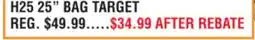 Dunham's Sports H25 25 BAG TARGET offer