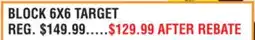 Dunham's Sports BLOCK 6X6 TARGET offer