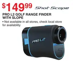 Dunham's Sports PRO L2 GOLF RANGE FINDER WITH SLOPE offer