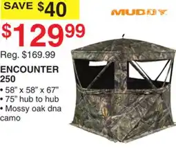 Dunham's Sports MUDDY ENCOUNTER 250 offer