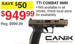 Dunham's Sports CANIK TTI COMBAT 9MM offer