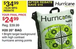 Dunham's Sports H2O 20 BAG offer