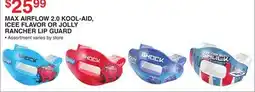 Dunham's Sports MAX AIRFLOW 2.0 KOOL-AID, ICEE FLAVOR OR JOLLY RANCHER LIP GUARD offer