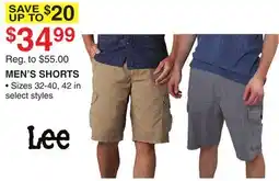 Dunham's Sports LEE MEN'S SHORTS offer