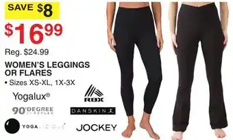 Dunham's Sports WOMEN'S LEGGINGS OR FLARES offer