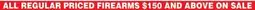 Dunham's Sports ALL REGULAR PRICED FIREARMS ON SALE offer