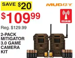 Dunham's Sports 2-PACK MITIGATOR 3.0 GAME CAMERA KIT offer