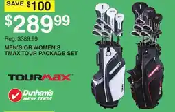 Dunham's Sports TOURMAX MEN'S OR WOMEN'S TMAX TOUR PACKAGE SET offer
