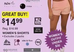 Dunham's Sports WOMEN'S SHORTS offer