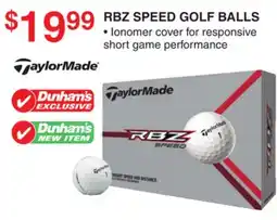 Dunham's Sports RBZ SPEED GOLF BALLS offer