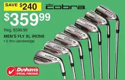 Dunham's Sports COBRA MEN'S FLY XL IRONS offer