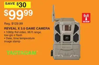 Dunham's Sports REVEAL X 3.0 GAME CAMERA offer