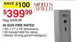 Dunham's Sports 20 GUN FIRE RATED offer