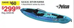 Dunham's Sports S.E.E.K. SIT-ON KAYAK offer