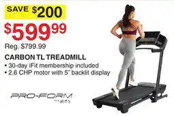 Dunham's Sports CARBON TL TREADMILL offer