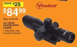 Dunham's Sports 2.5-10X40 SCOPE WITH LASER offer