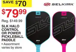 Dunham's Sports SLK HALO CONTROL OR POWER PICKLEBALL PADDLE offer