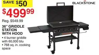 Dunham's Sports BLACKSTONE 36 GRIDDLE STATION WITH HOOD offer