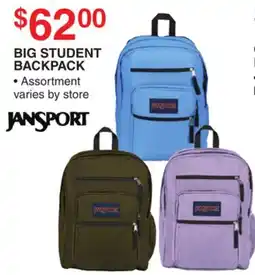 Dunham's Sports BIG STUDENT BACKPACK offer
