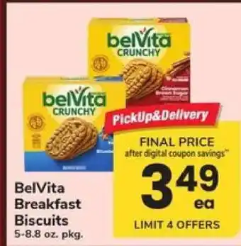 Safeway belVita Breakfast Biscuits offer