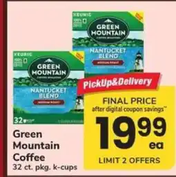 Safeway Green Mountain Coffee offer