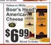 Key Food Boar's Head American Cheese offer