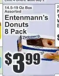 Key Food Entenmann’s Donuts 8 Pack offer