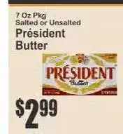Key Food Président Butter offer