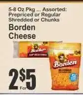 Key Food Borden Cheese offer