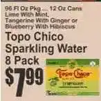 Key Food Topo Chico Sparkling Water offer