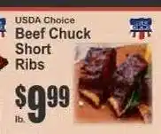 Key Food USDA Choice Beef Chuck Short Ribs offer