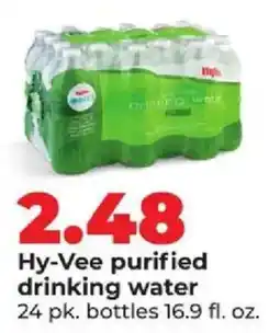 Hy-Vee Hy-Vee purified drinking water offer