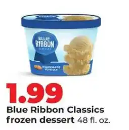 Hy-Vee Blue Ribbon Classics frozen dessert offer