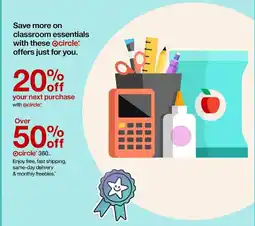 Target Circle classroom essentials offer