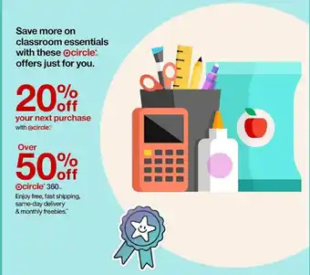 Target Circle classroom essentials offer