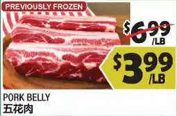 99 Ranch Pork Belly offer