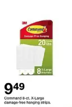 Target Command x-large damage-free hanging strips offer