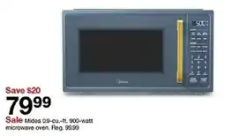 Target Midea 0.9-cu.-ft. 900-watt microwave oven offer