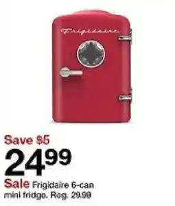 Target Frigidaire 6-can mini fridge offer