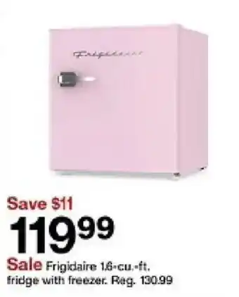 Frigidaire fridge with freezer