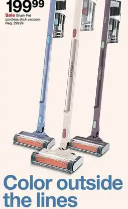 Target Shark Pet cordless stick vacuum offer