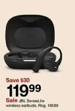 Target Jbl senselite wireless earbuds offer