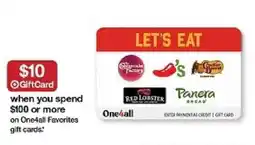 Target One4all $10 GiftCard offer